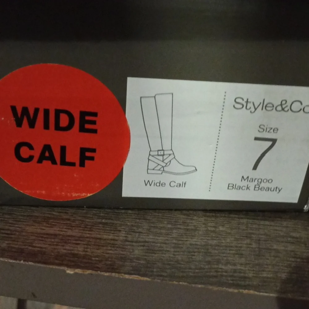 Style & Co. Black Over-the-Knee Boots - Picture 8 of 9